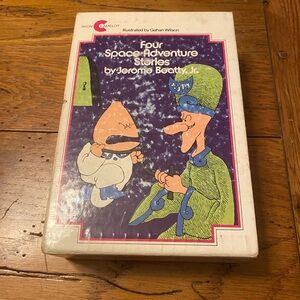 Four Vintage Space Adventure Stories Book